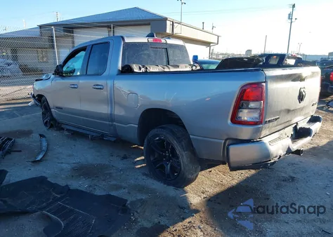 2021 Ram 1500 Big Horn 4X4 6'4 Box из США, поврежденный, VIN 1C6SRFBT9MN603215